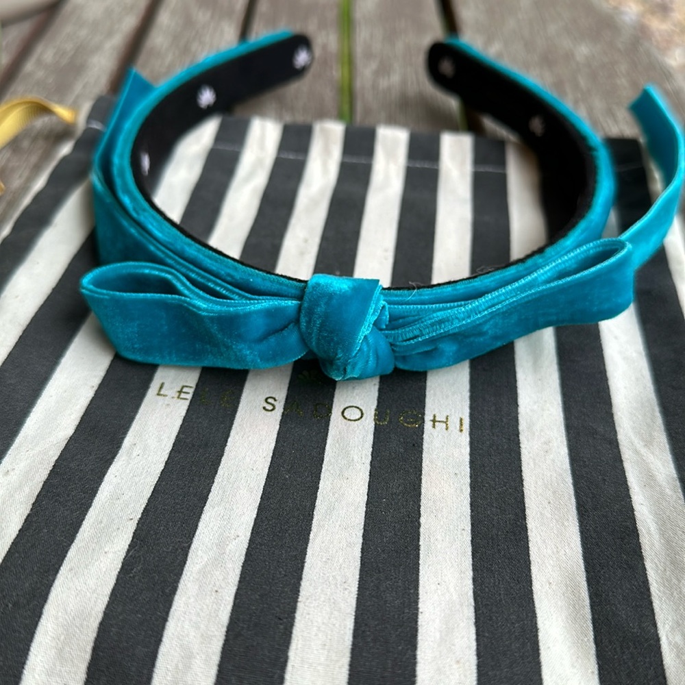 Lele Sadoughi thin ribbon headband